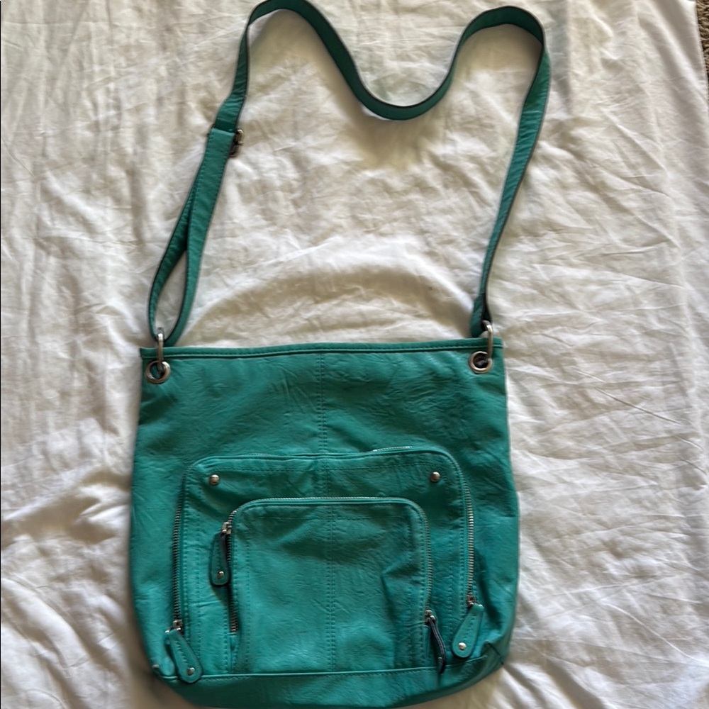 Teal Crossbody Bag